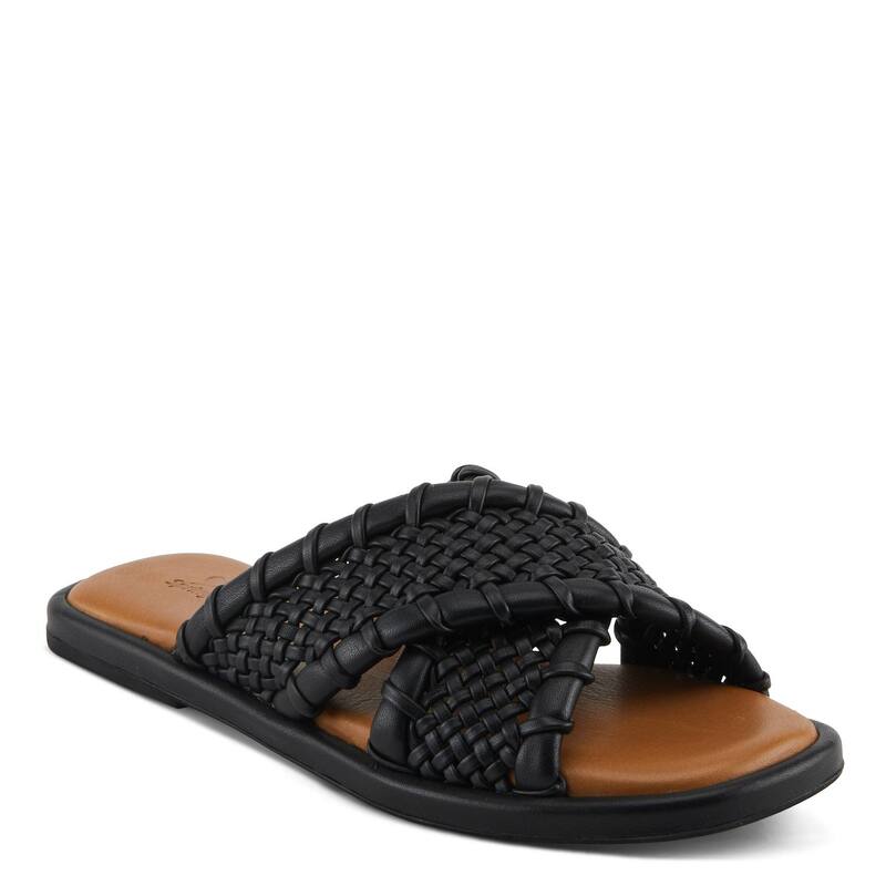 スプリングステップ レディース シューズ サンダル Spring Step Montauk Women'slide Sandals Black ブラック