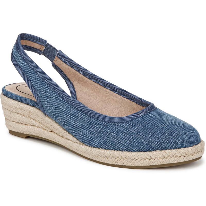 ライフストライド レディース シューズ サンダル LifeStride Kayden Women's Espadrille Singback Shoes Blue Denim デニム
