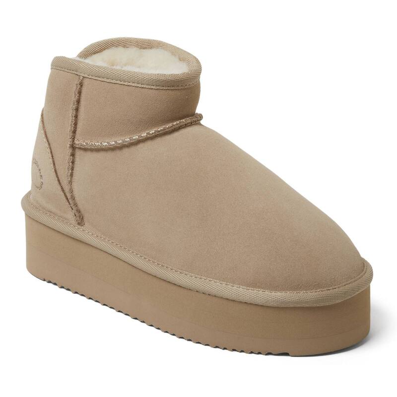 ディアフォームズ レディース シューズ サンダル プラットフォーム Dearfoams Kingston Women'shearling Platform Slippersand サンド