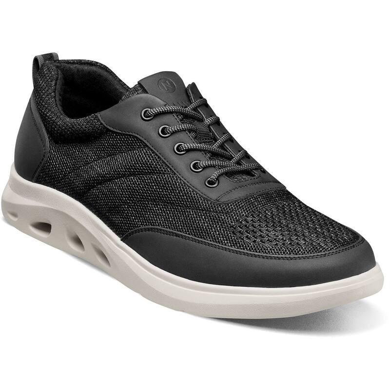 ノンブッシュ メンズ シューズ スニーカー ニット Nunn Bush Ponte Men's Knit Moc Toe Sneakers Black ブラック