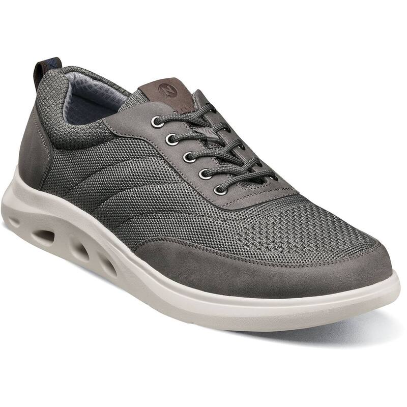ノンブッシュ メンズ シューズ スニーカー ニット Nunn Bush Ponte Men's Knit Moc Toe Sneakers Gray Multi グレー｜ReVida 店