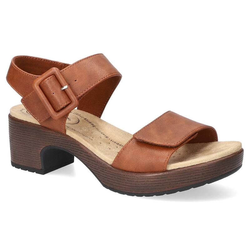 イージーストリート レディース シューズ サンダル ヒール Easy Street Marva Women'slip-Resistant Heeled Sandalspring Brown ブラウン
