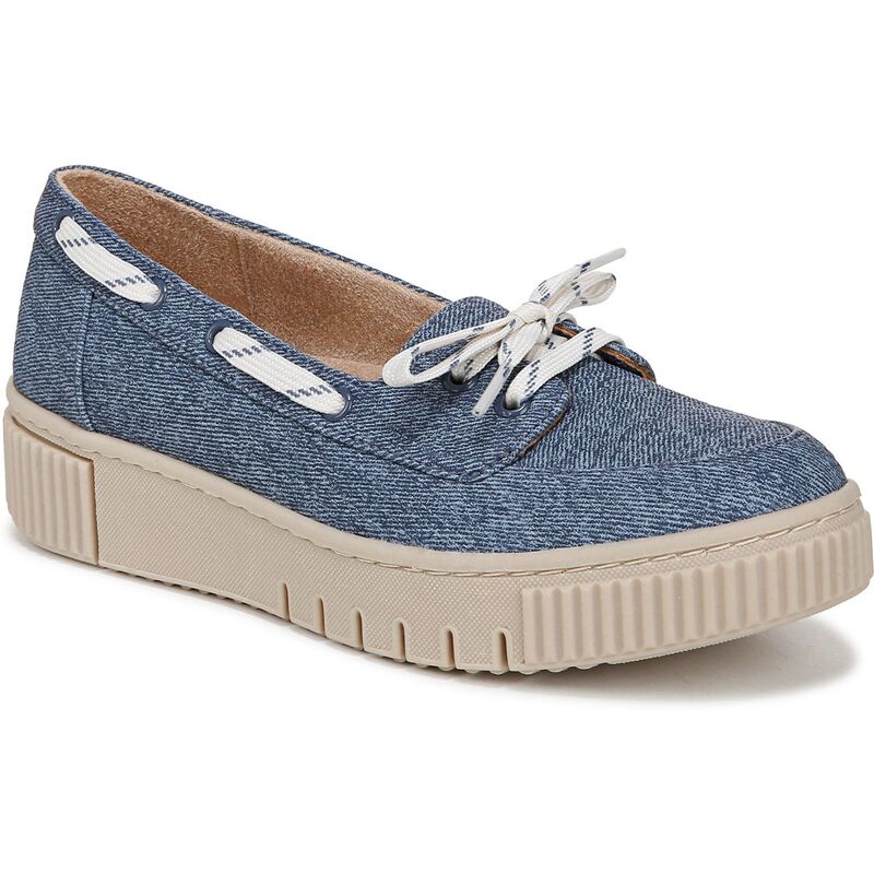 ソウルニュトライザー レディース シューズ SOUL Naturalizer Tia Women's Boat Shoes Blue Denim デニム