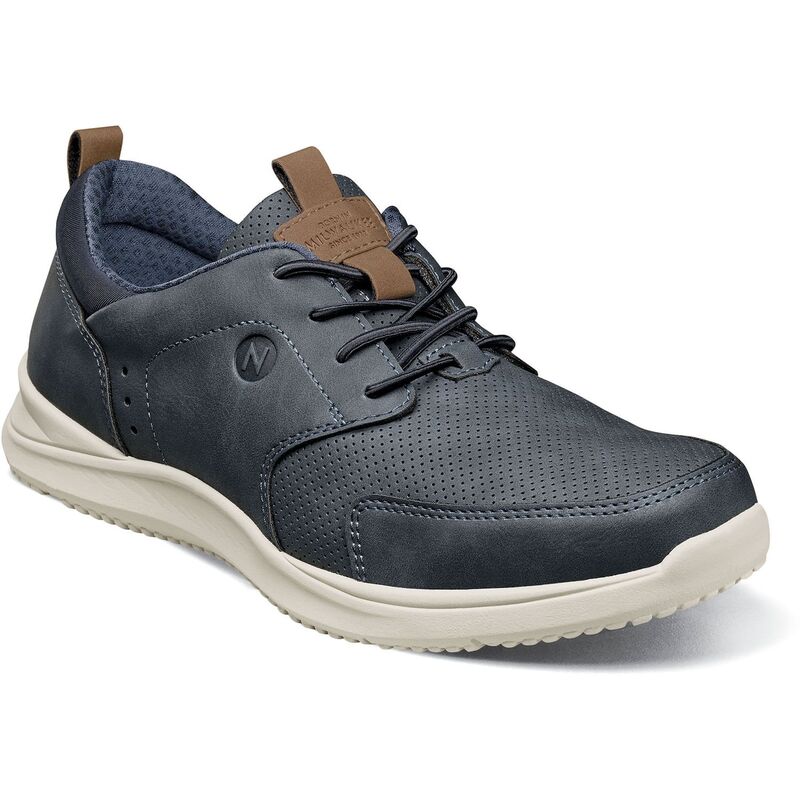 ノンブッシュ メンズ シューズ オックスフォード Nunn Bush Conway Men's Moc Toe Oxford Shoes Navy Multi ネイビー