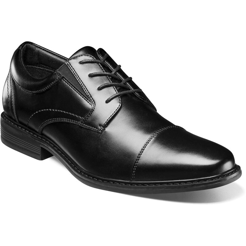 ノンブッシュ メンズ シューズ オックスフォード キャップ Nunn Bush Jarvis Men's Cap Toe Oxford Shoes Black ブラック