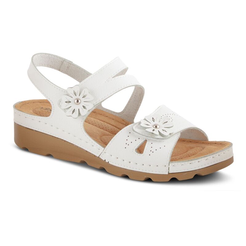 フレクサス レディース シューズ サンダル Flexus by Spring Steponcia Women'slingback Sandals White ホワイト