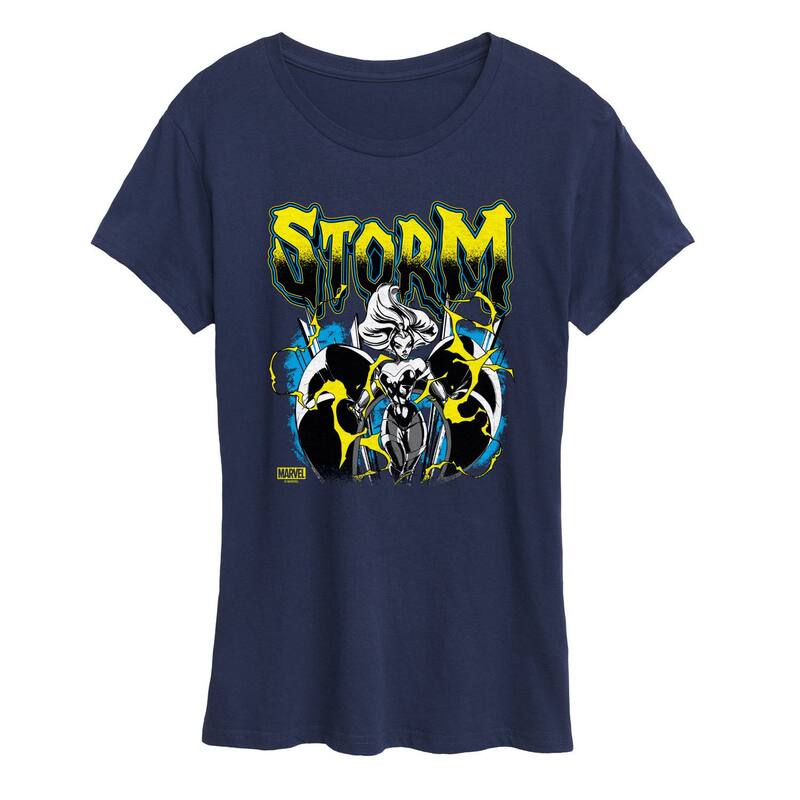 マーベル レディース トップス Tシャツ グラフィック Women's Marvel X-Men Stormetal Graphic Tee Navy ネイビー