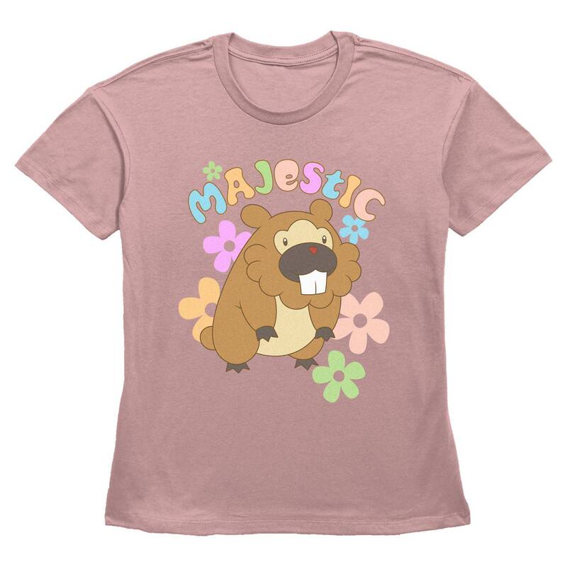 アニメキャラクター レディース トップス Tシャツ グラフィック Licensed Character Women's Pokemon Majesticreature Spring Vibes Graphic Tee Desert Pink ピンク