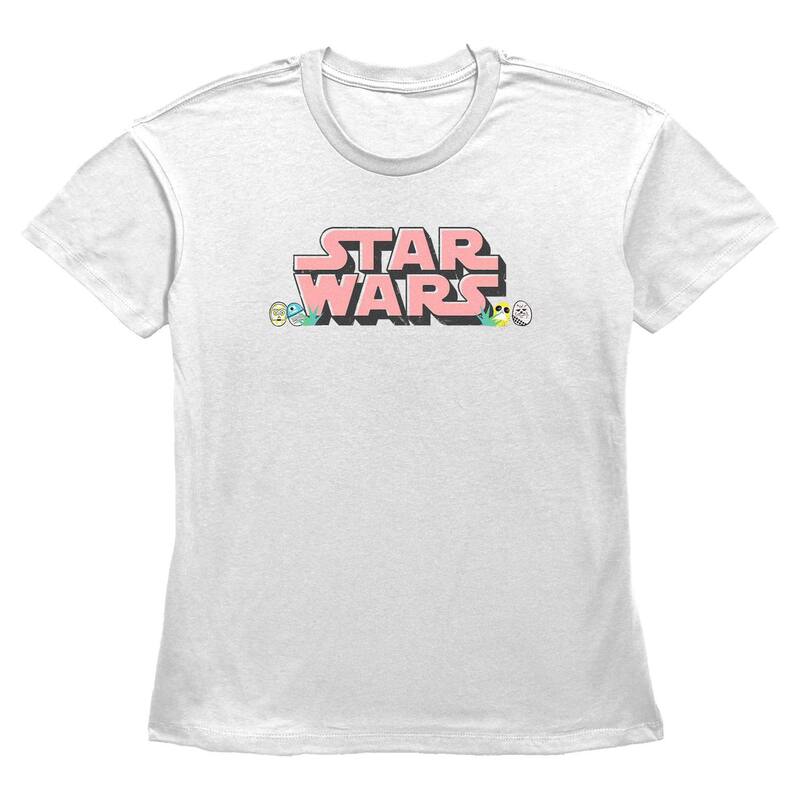 スター ウォーズ レディース トップス Tシャツ グラフィック Women'star Wars Easter Eggs Graphic Tee White ホワイト 5,936円