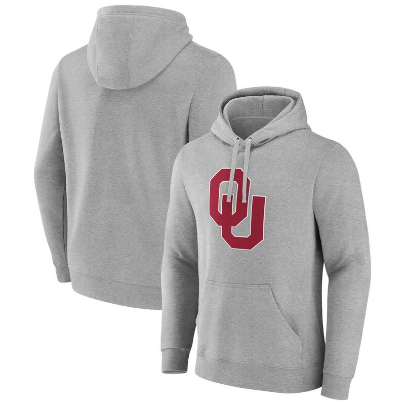 ファナティクス メンズ トップス Tシャツ フリース パーカー Men's Fanatics Gray Oklahoma Sooners Fleece Pullover Hoodie Okl Grey グレー 13,675円