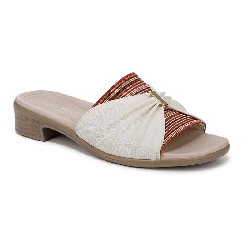 ライフストライド レディース シューズ サンダル LifeStride Paradise Women'slide Sandals Eggnog