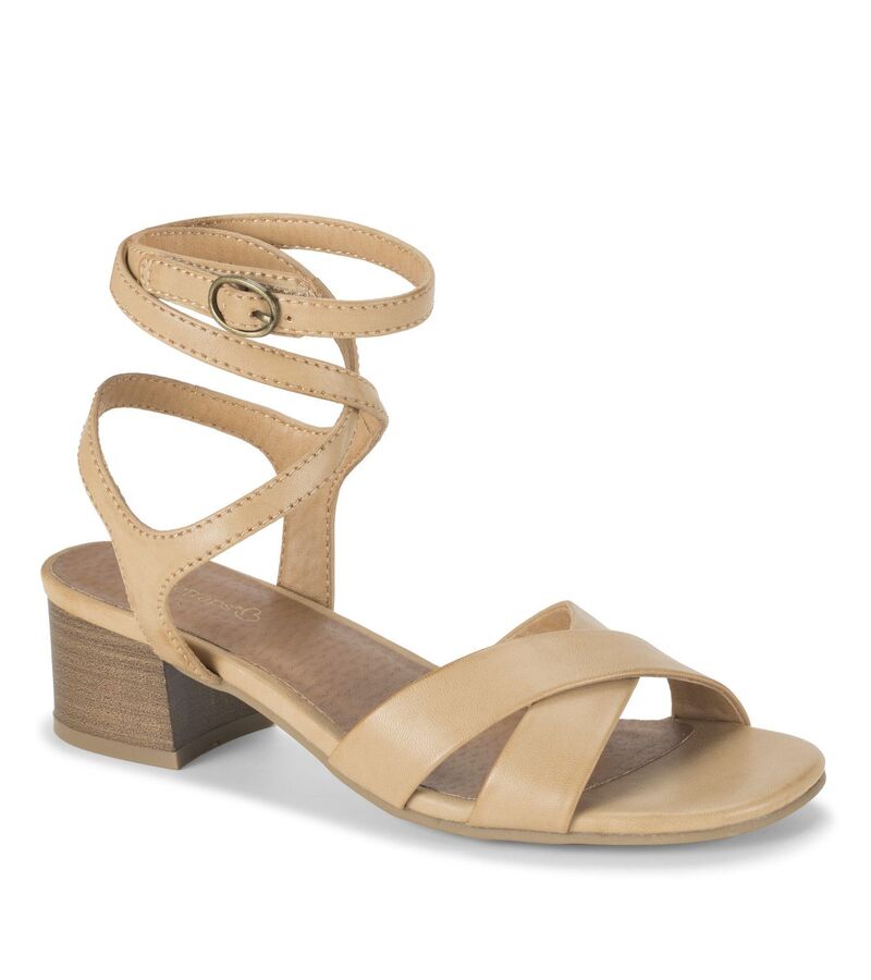 ベアトラップス レディース シューズ サンダル ヒール Baretraps Valerie Block Women's Heel Sandals Natural