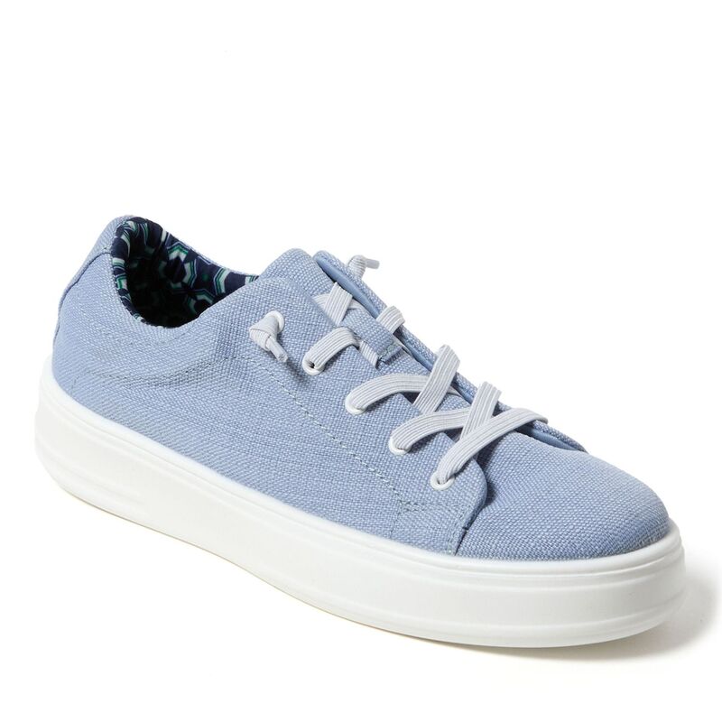 ディアフォームズ レディース シューズ スニーカー スピード競技 Dearfoams Mabel Woven Lace-Up Women\u0027shoes Eventide