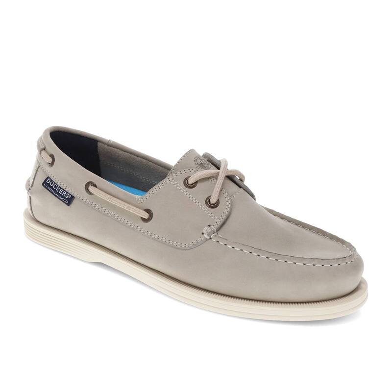 ドッカーズ メンズ シューズ Dockers Men's Dennison Boat Shoes Light Gray グレー