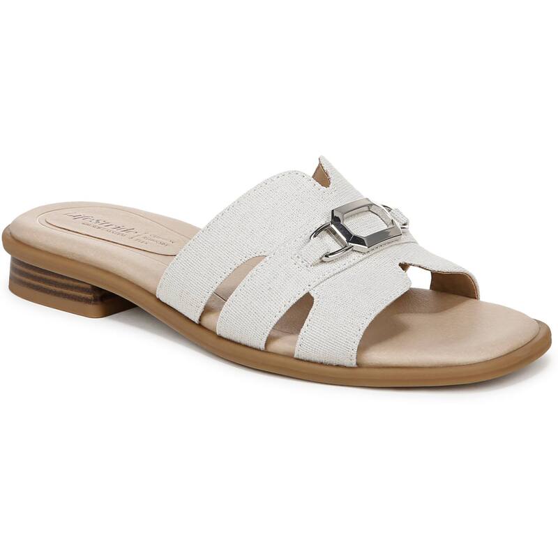 ライフストライド レディース シューズ サンダル LifeStride Royaltybit Women'slide Sandals Lightan Fabric タン