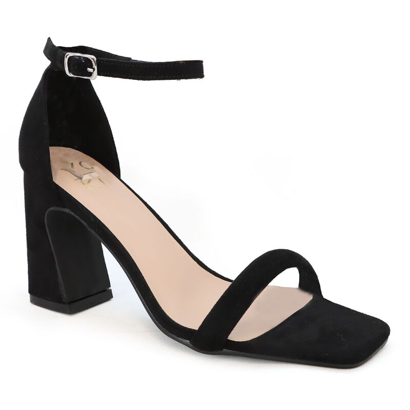 ヨキ レディース シューズ パンプス サンダル ヒール Yoki Selina-11 Women's Casual Open Toe Block Heel Sandals Black ブラック|ReVida 店
