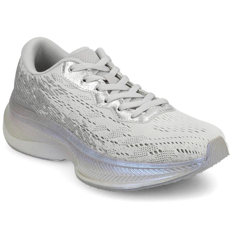 周遊 レディース シューズ スニーカー スピード競技 Journee Blume Women\u0027s Casualace Up Sneakersilver しろがね色