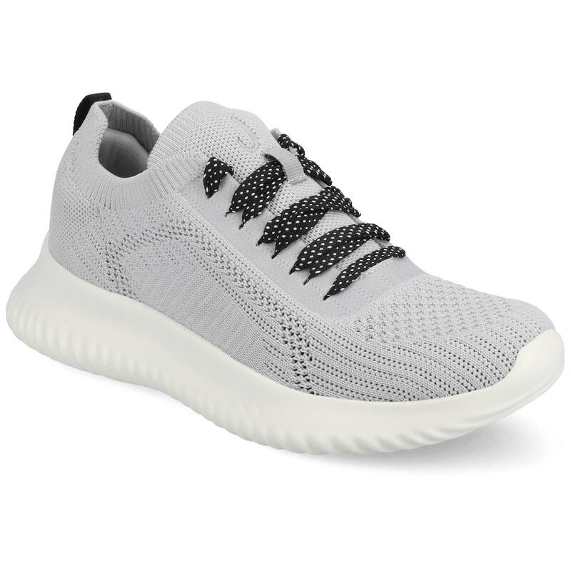 周遊 レディース シューズ スニーカー スピード競技 Journee Brena Women\u0027s Casualace-Up Sneakers Gray 薄墨色