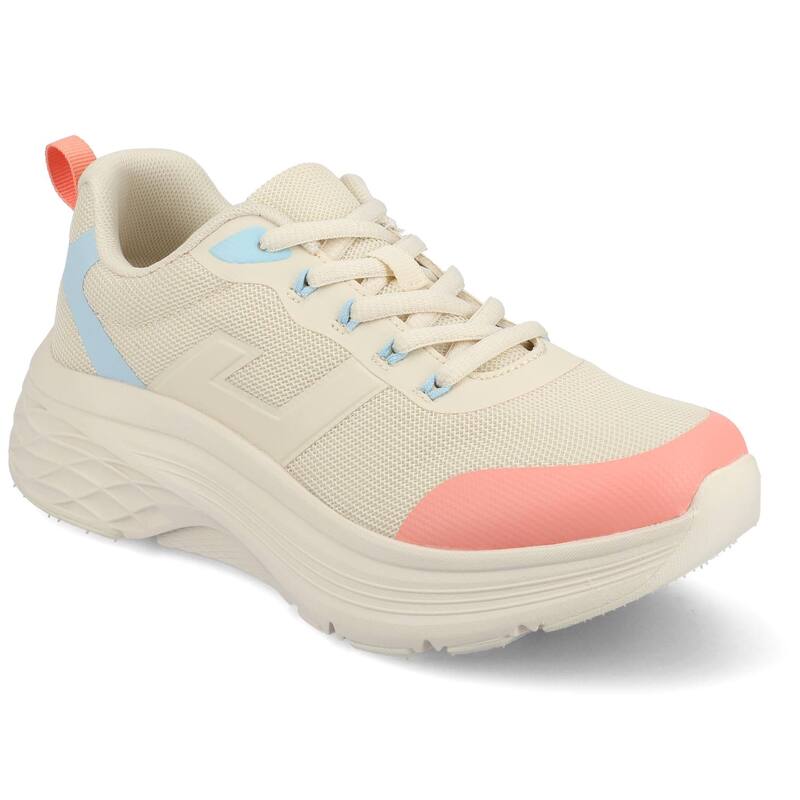 周遊 レディース シューズ スニーカー スピード競技 Journee Marshel Women\u0027s Casualace-Up Sneakers Beige ベージュ