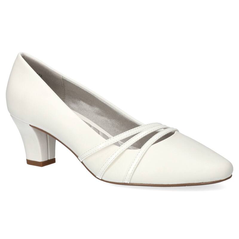 イージーストリート レディース シューズ パンプス Easy Street Cristiny Women's Pumps White ホワイト|ReVida 店