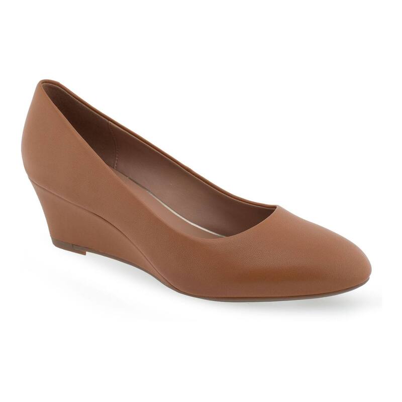 エアロソールズ レディース シューズ パンプス レザー Aerosoles Iris Women's Leather Dress Pumps Tan Leather タン