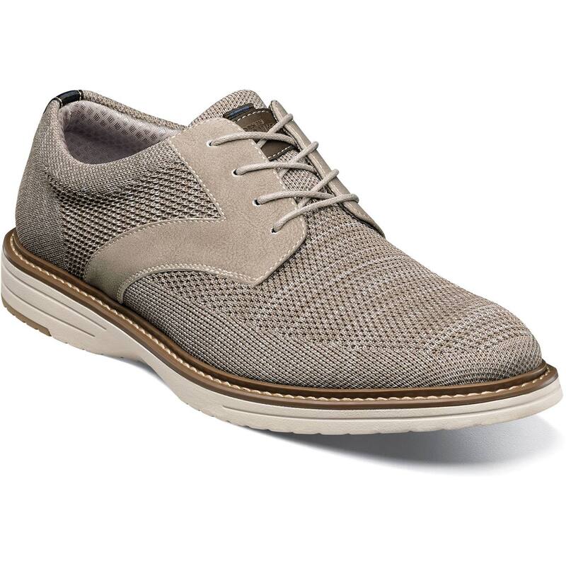 ノンブッシュ メンズ シューズ オックスフォード ニット Nunn Bush Griff Men's Knit Plain Toe Oxford Shoes Taupe Multi トープ