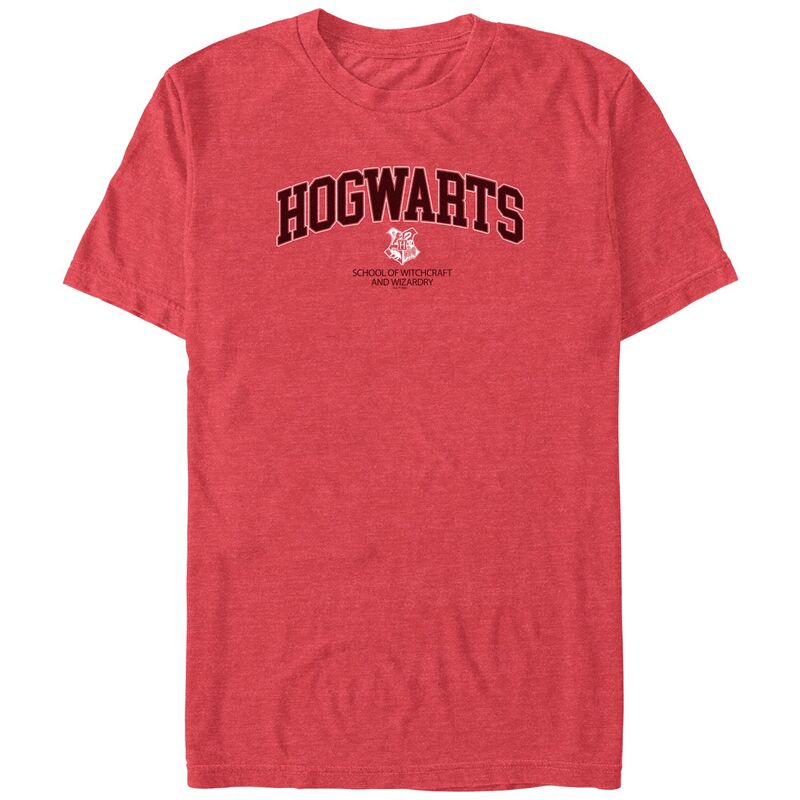 アニメキャラクター メンズ トップス Tシャツ トール グラフィック Licensed Character Big & Tall Harry Potter Hogwarts Collegiate Graphic Tee Red Heather ヘザー
