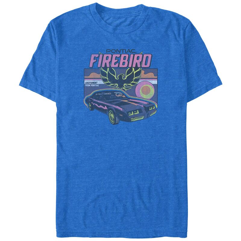 アニメキャラクター メンズ トップス Tシャツ トール グラフィック Licensed Character Big & Tall Pontiac Firebird Graphic Tee Royal Heather ヘザー 6,784円