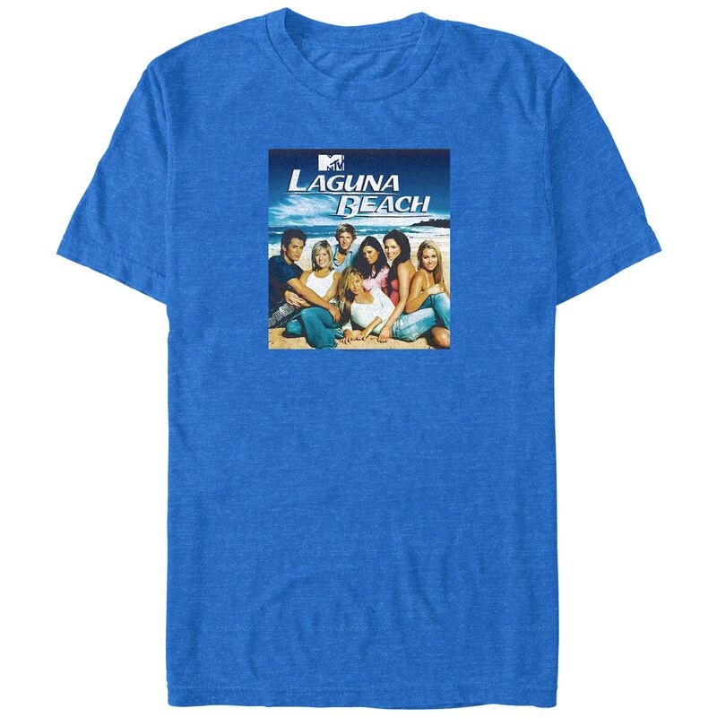 アニメキャラクター メンズ トップス Tシャツ トール グラフィック Licensed Character Big & Tallaguna Beach Poster Graphic Tee Royal Heather ヘザー