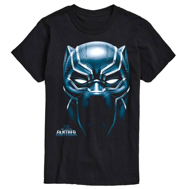 マーベル メンズ トップス Tシャツ グラフィック Men's Marvel Black Panther Oversized Portrait Graphic Tee Black ブラック｜ReVida 店