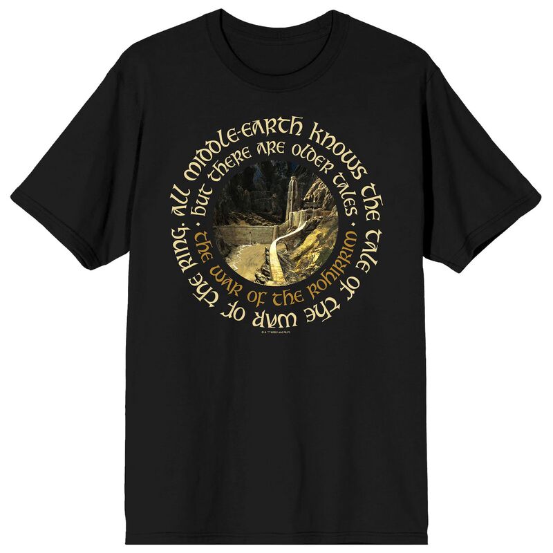 アニメキャラクター メンズ トップス Tシャツ グラフィック Licensed Character Men's Lord of the Rings War of Rohirrim Short Sleeve Graphic T-Shirt Black ブラック｜ReVida 店