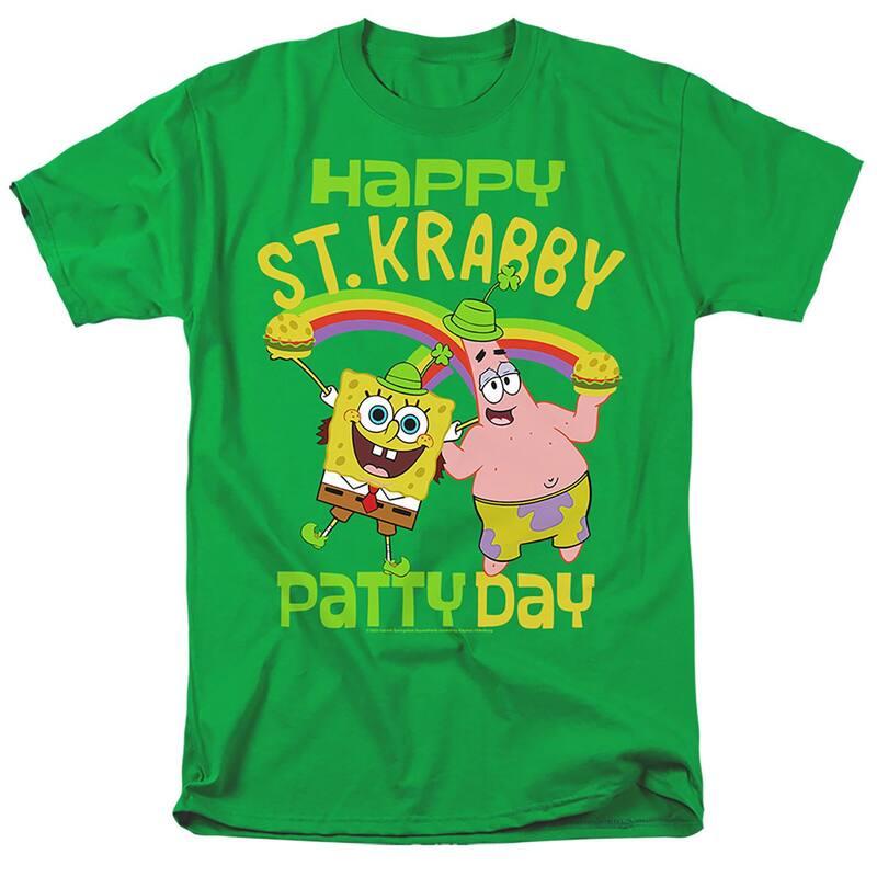 アニメキャラクター メンズ トップス Tシャツ グラフィック Licensed Character Men'spongeBob Krabby Patty Day Graphic Tee Charcoal チャコール｜ReVida 店