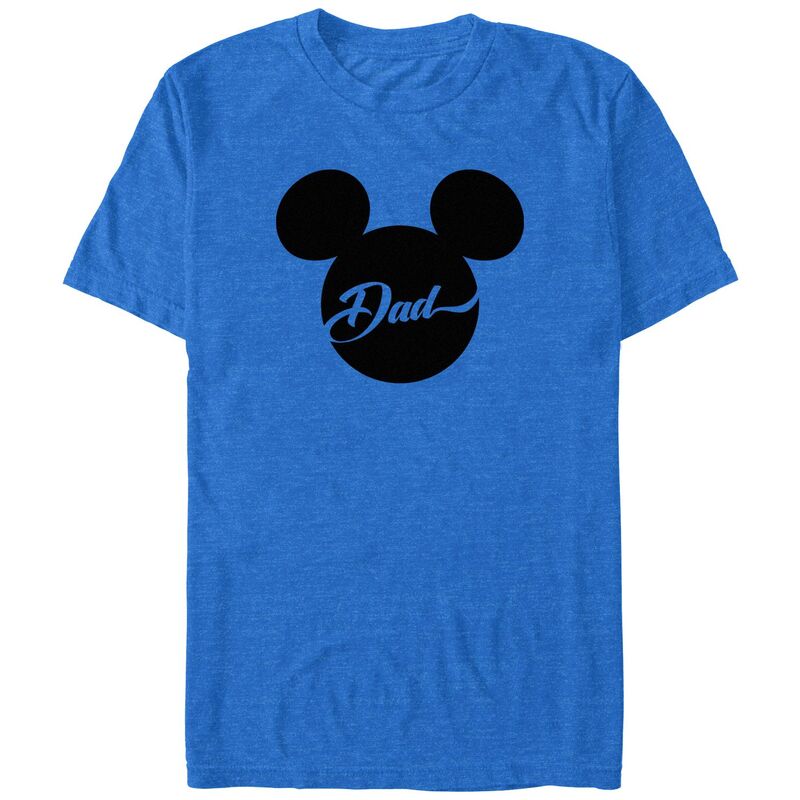 ディズニー メンズ トップス Tシャツ トール グラフィック Disney's Mickey Mouse Dad Ears Big & Tall Graphic Tee Royal Heather ヘザー