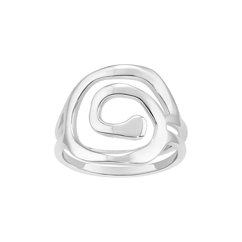 プリムローズ レディース アクセサリー リング PRIMROSE Silver Tone Polished Swirl Double Band Ringold Tone ゴールド
