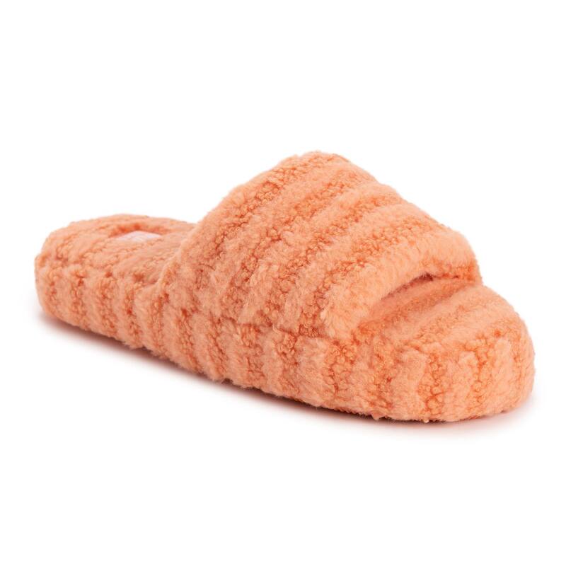 ムクルクス レディース シューズ サンダル MUK LUKS Orla Daisy Women's Faux Fur Slippers Orange オレンジ