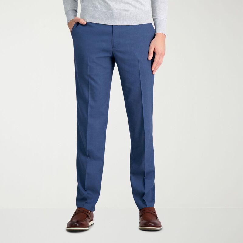 ハガー メンズ ボトムス カジュアルパンツ Men's Haggar Straight-Fit Dress Pants Chambray