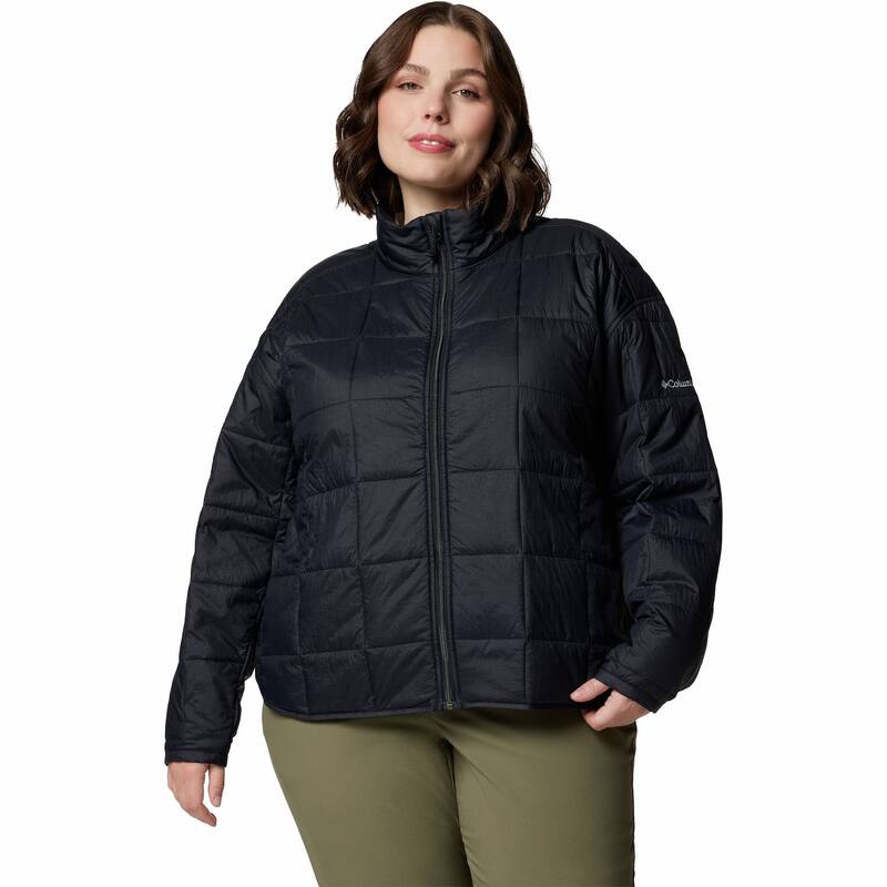 コロンビア レディース アウター 上衣・上衣 つけ加える大きさ キルティング Plusize Columbia Sienna Hill Quilted Jacket Black 黒いこと
