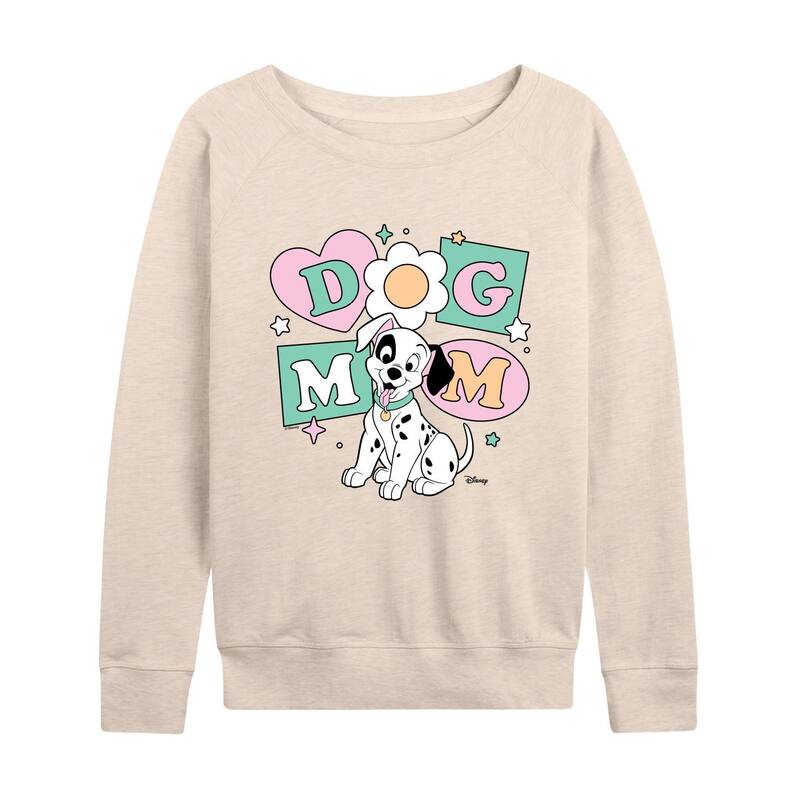 ディズニー レディース トップス Tシャツ パイル Disney's 101 Dalmatians Women's Dog Mom French Terry Long Sleeve Tee Beige ベージュ 10,514円
