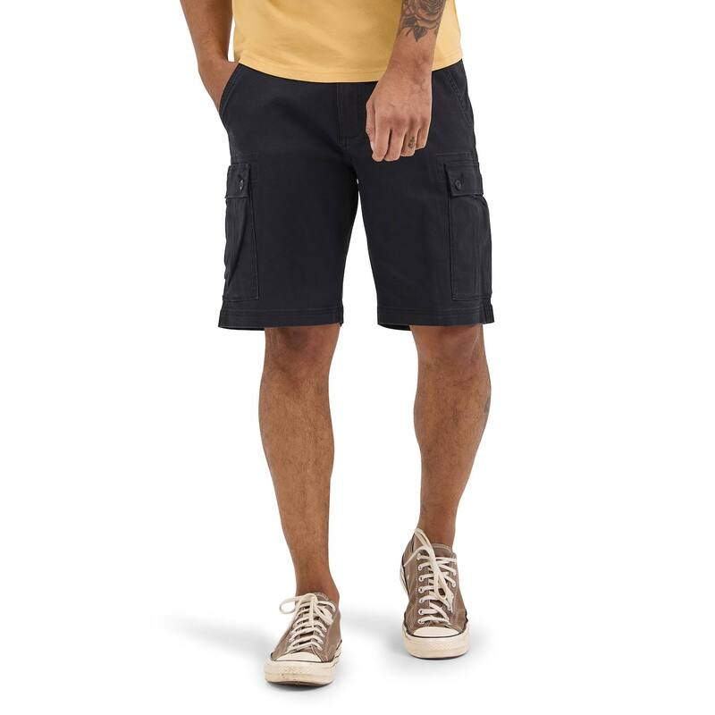 ラングラー メンズ ボトムス ハーフパンツ・ショーツ ショートパンツ Men's Wrangler Twill Cargo Shorts Caviar