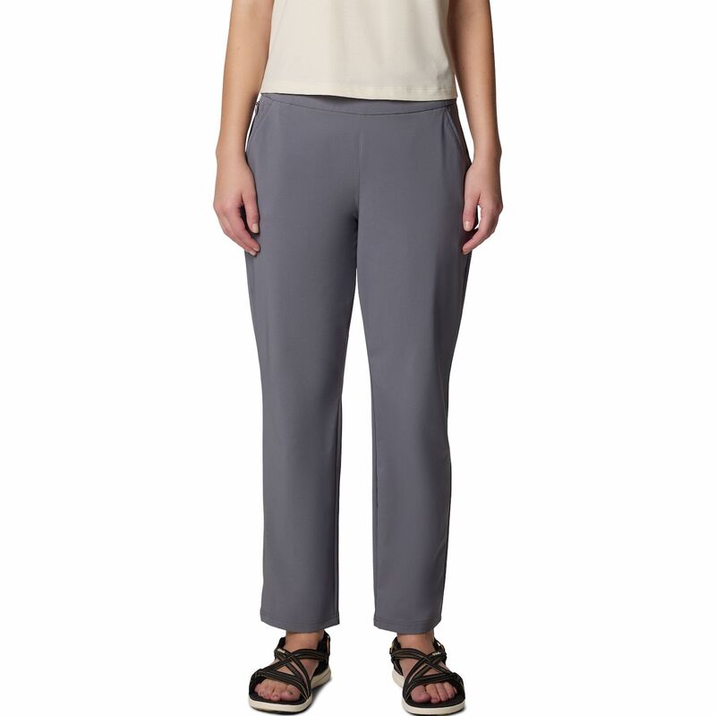 コロンビア レディース ボトムス 心地好いズボン下 Women\u0027s Columbiall Seasons Pull-On Pants City Grey 薄墨色