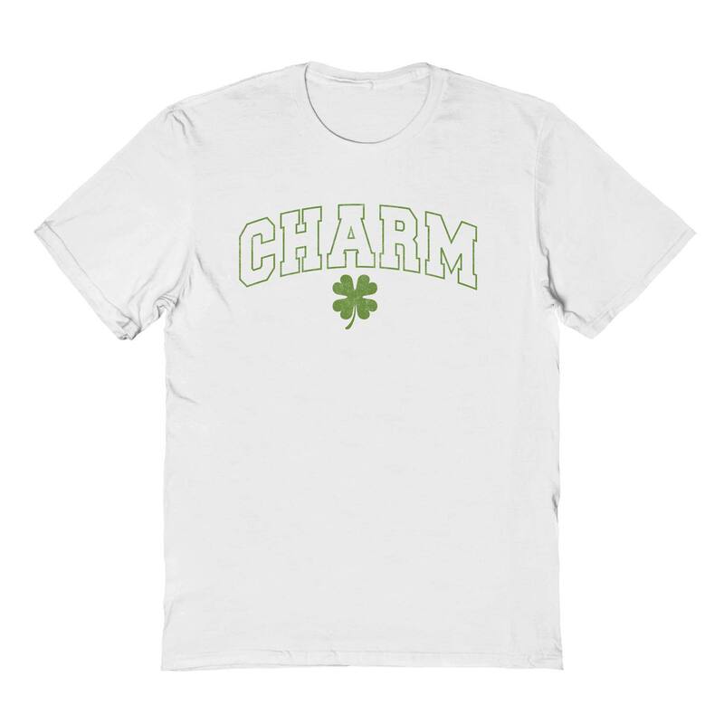 アニメキャラクター メンズ トップス Tシャツ グラフィック Licensed Character Men's Charm St. Patrick's Day Graphic Tee White ホワイト｜ReVida 店