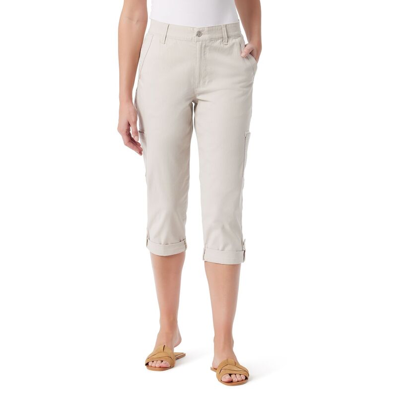 グロリアバンデービルト レディース ボトムス カジュアルパンツ プラスサイズ キャップ Plusize Gloria Vanderbilt Cargo Capristonewood
