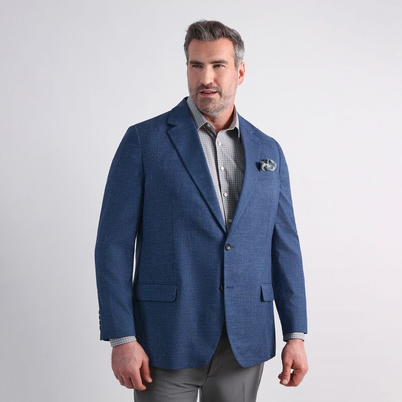 ハガー メンズ アウター ジャケット・ブルゾン ミニ トール コート Big & Tall J.M. Haggar Mini Dobby Tailored Fit Sport Coat Chambray｜ReVida 店