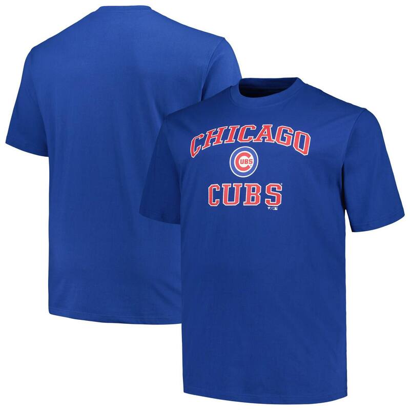 プロファイル メンズ トップス Tシャツ トール Men's Profile Royal Chicago Cubs Big & Tall Heart & Soul T-Shirt Cublue ブルー|ReVida 店