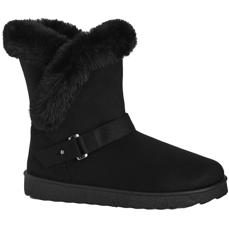 アベニュー レディース シューズ ブーツ・レインブーツ Avenue Women's Wide Width Saylor Hug Boot Black ブラック