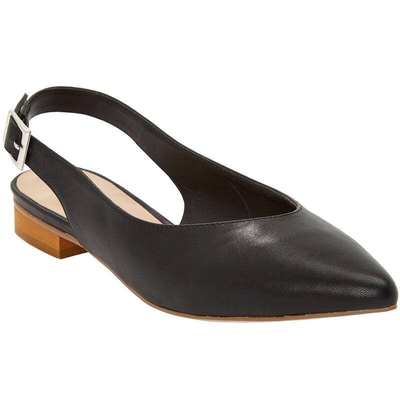 Ellos レディース シューズ サンダル ellos Women's (Wide Widths Available) Slingback Flats Black ブラック