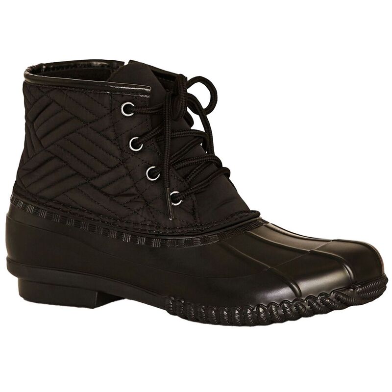 アベニュー レディース シューズ ブーツ・レインブーツ キルティング Avenue Women's Wide Width Mona Quilted Weather Boot Black ブラック