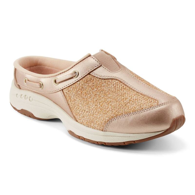 イージースピリット レディース シューズ スニーカー Easy Spiritravelknot Women Mules Bronze Leather Natural