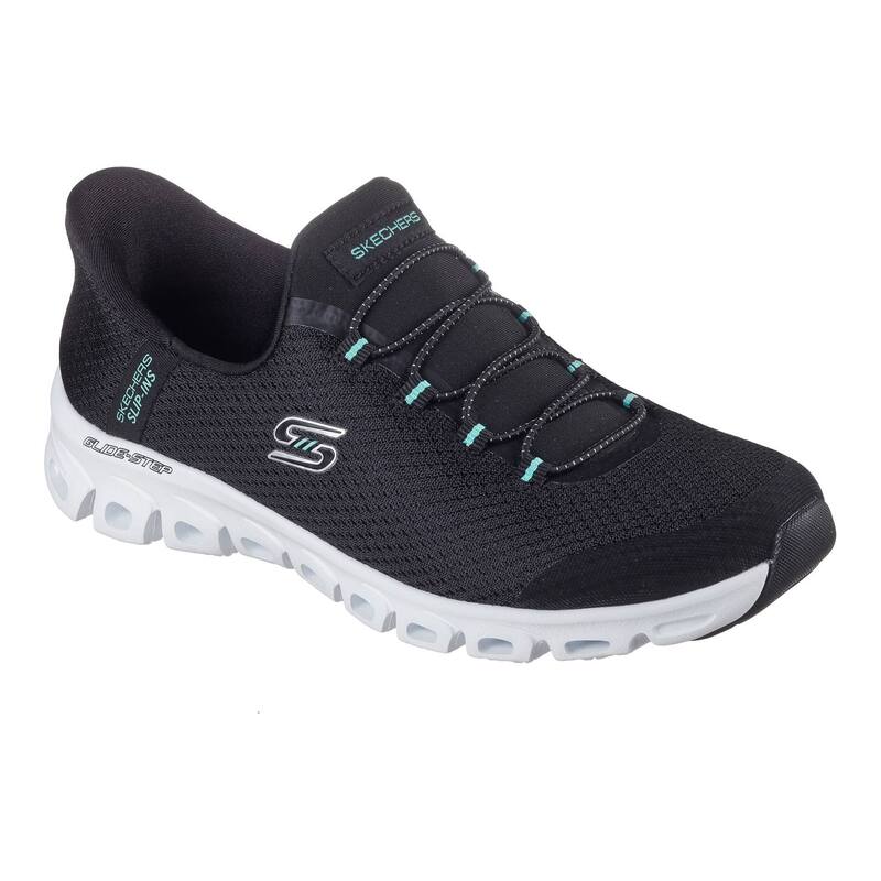 スケッチャーズ レディース シューズ スニーカー Skechers Hands Free Slip-ins Glide-Stepursuit Women\u0027sneakers Black 黒いこと