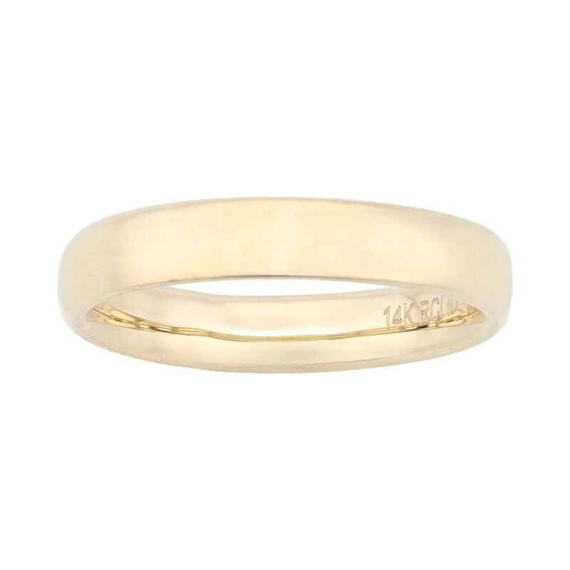 アンブランデッド レディース アクセサリー リング Unbranded 14k Gold 4 mm Wedding Band 14k Gold ゴールド